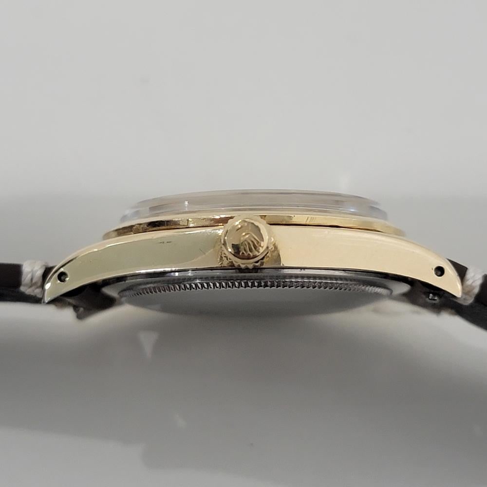 Rolex Oyster Perpetual Ref 1014 34mm: Rolex Oyster Perpetual Ref 1014 34mm Gold Capped Automatic 1960s RA445 Brand: Rolex Case Material: Gold Plate, Stainless Steel Movement: Automatic Case Dimensions: Width: 1.34 in (34 mm) Place of Orig