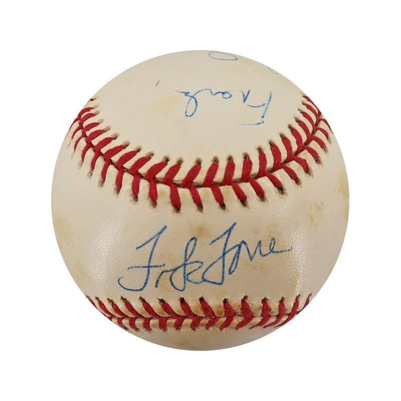 frank torre & rudy giuliani dual: frank torre & rudy giuliani dual autographed signed OML baseball (JSA COA #aq67411) Frank Torre & Rudy Giuliani Dual Autographed Signed OML Baseball (JSA COA #AQ67411) Guidelines for Bidding We recomm