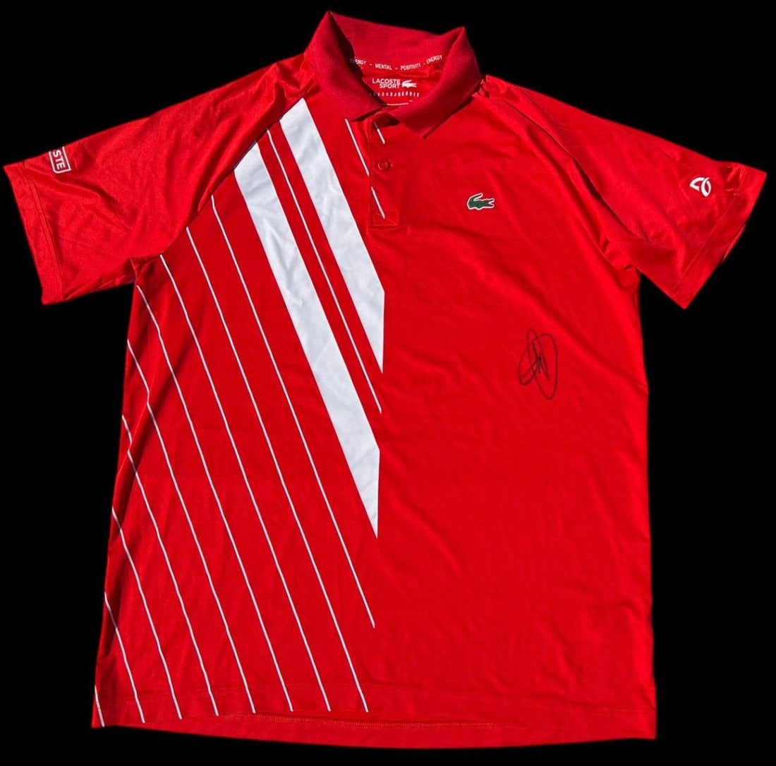 novak djokovic signed autographed lacoste sport: novak djokovic signed autographed lacoste sport tennis polo shirt JSA COA Novak Djokovic Signed Autographed Lacoste Sport Tennis Polo Shirt Jsa Coa Guidelines for Bidding We recommend for all bidders