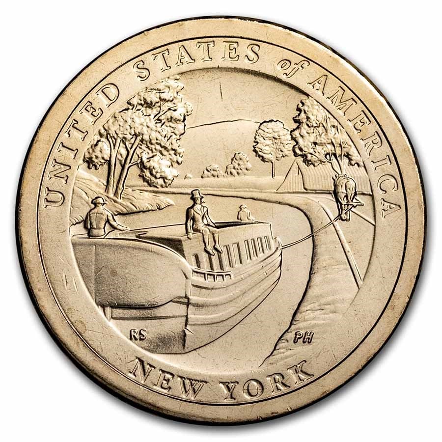 2021-P American Innovation $1 Erie Canal: 2021-P American Innovation $1 Erie Canal BU (NY) Product ID: 240830 Year: 2021 Grade: Brilliant Unc Grade Service: None Denomination: 1 Dollar Mint Mark: P - Philadelphia Metal Content: 0