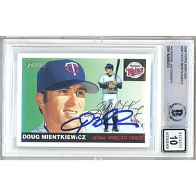 doug mientkiewicz minnesota twins signed 2004