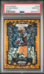 graded 2023 panini prizm jayden reed