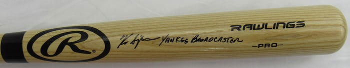 ken singleton signed rawlings baseball bat