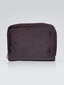 Louis Vuitton Amarante Monogram Vernis Zippy Coin Purse