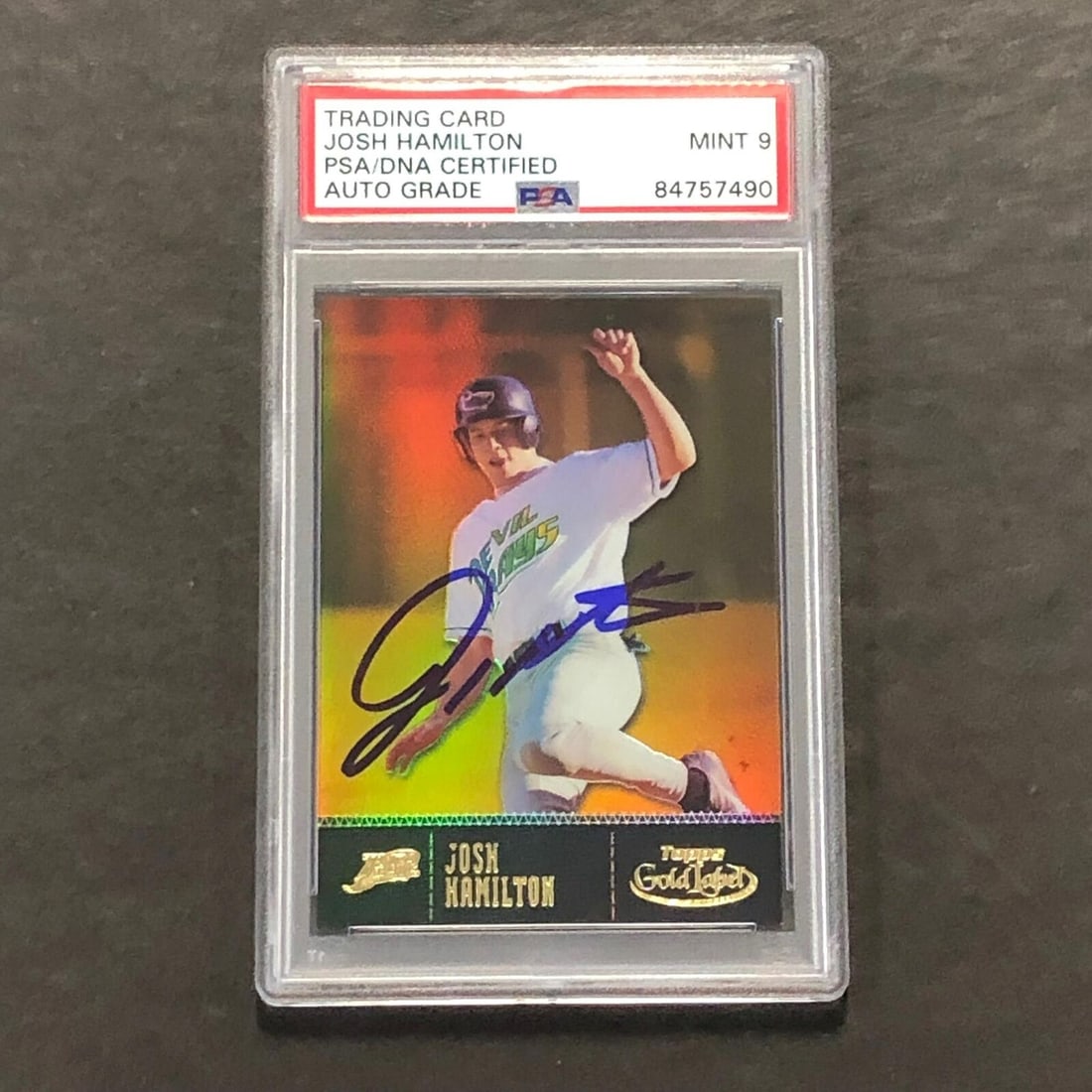 PELE auto topps psa 9