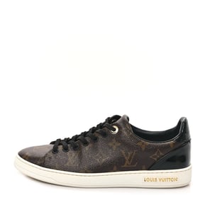 Louis Vuitton Patent Monogram Frontrow Sneakers 38