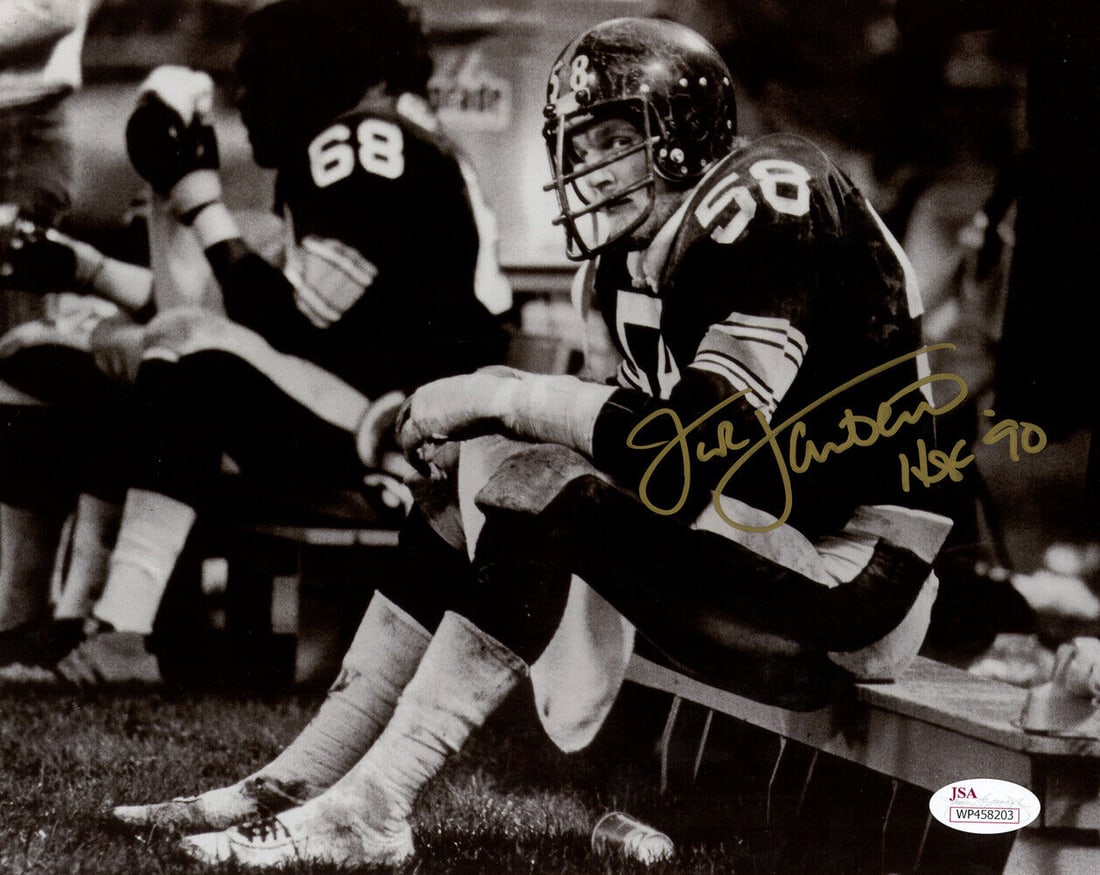 jack lambert autographed pittsburgh steelers 8x10: jack lambert autographed pittsburgh steelers 8x10 photo HOF JSA 48572 Jack Lambert Autographed Pittsburgh Steelers 8x10 Photo HOF JSA 48572 SKU no: RBJ8166030377048 Guidelines for Bidding We recommend