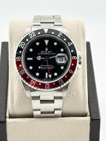 Rolex GMT Master II 16710 Coke Bezel Red and Black Stainless Steel 40mm