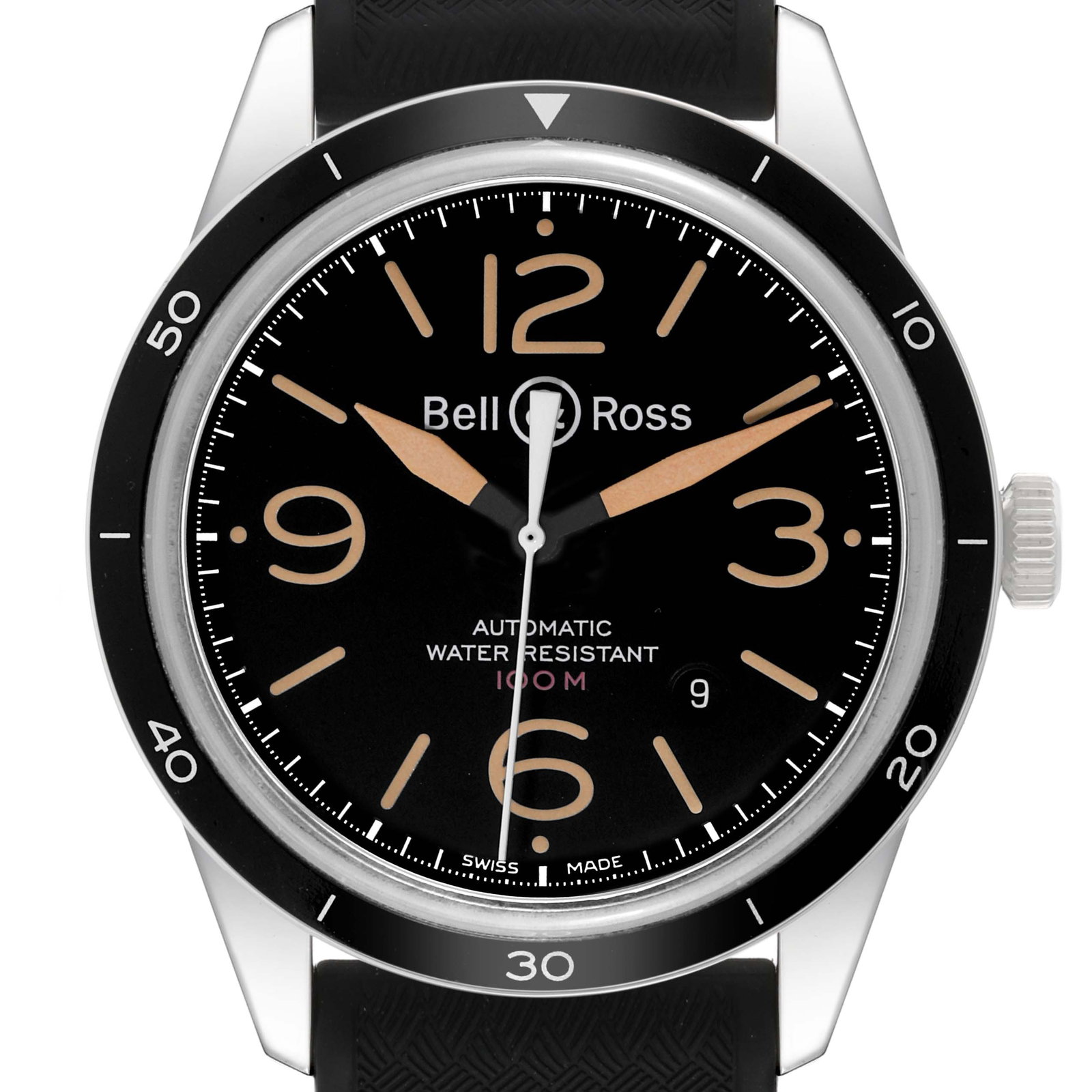 Bell & Ross Sport Heritage Black Dial Steel Mens Watch BRV123 Box Card: Bell & Ross Sport Heritage Black Dial Steel Mens Watch BRV123 Box Card SKU no: RBJ64277 Brand: Bell & Ross Model Name: Bell & Ross Sport Heritage Black Dial Steel Mens Watch BRV123 Box Card Model Numb