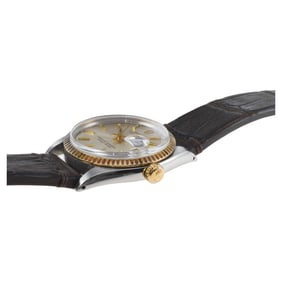 Rolex Two-Tone Datejust Never Polished with Patinated Bezel Original Dial 1968