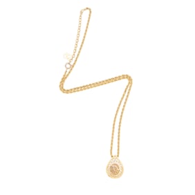 Dior Vintage Crystal Teardrop Necklace