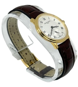 Frederique Constant Slimline Yellow Gold Plated Ladys Watch, FC235M1S5