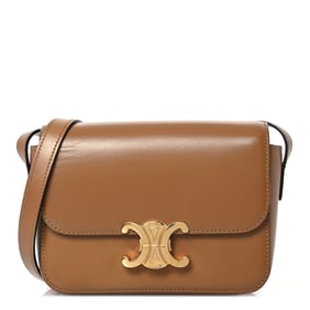 Celine Shiny Calfskin Teen Triomphe Bronze