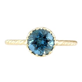 Topaz Ring 14K Yellow Gold