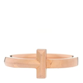 Tiffany 18K Rose Gold T T1 Ring 51 5.75