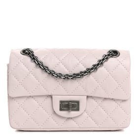 Chanel Aged Calfskin Quilted 2.55 Reissue Mini Flap Lilac