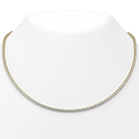 11 ctw Diamond Designer Necklace 18K Yellow Gold