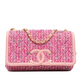 Chanel Medium Tweed CC Filigree Flap