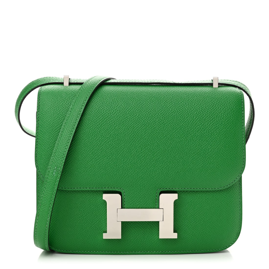 Hermes Epsom Constance 18 Vert Yucca: Hermes Epsom Constance 18 Vert Yucca Brand: HERMES Condition: Excellent Condition Details: , Box, Dust bag Base length: 7.25 in Height: 6 in Width: 2 in Drop: 10.25 in Drop: 20 i