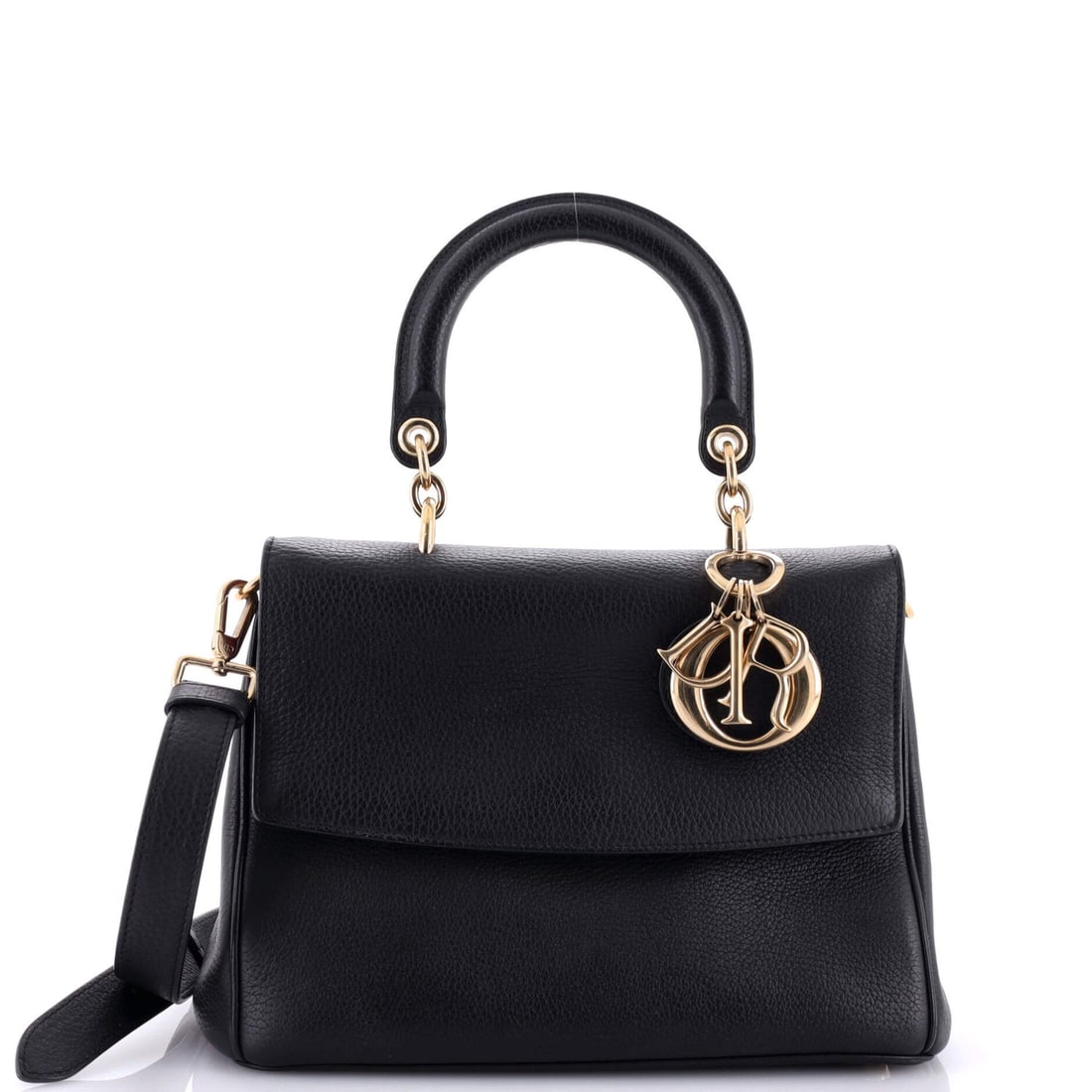 Christian Dior Be Dior Bag Pebbled: Christian Dior Be Dior Bag Pebbled Leather Small Exterior Color: Black Interior Color: Pink Exterior Material: Leather Interior Material: Leather Hardware Color: Gold Estimated Retail: $4,400