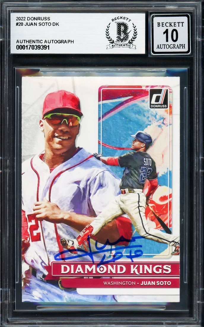 juan soto autographed 2022 donruss diamond: juan soto autographed 2022 donruss diamond kings card GEM 10 auto beckett 233986 JUAN SOTO AUTOGRAPHED 2022 DONRUSS DIAMOND KINGS CARD GEM 10 AUTO BECKETT 233986 SKU no: RBJ8144179036248 Guidelines fo