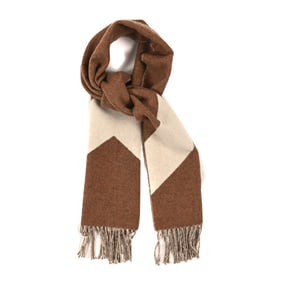 Hermes Cashmere Casaque Chevron Muffler