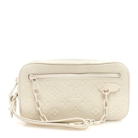 Louis Vuitton Taurillon Monogram Pochette Volga White