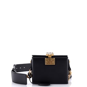 Christian Dior Dioraddict Lockbox Bag Leather Small