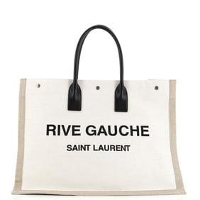 Saint Laurent Rive Gauche Shopper Tote Canvas Large