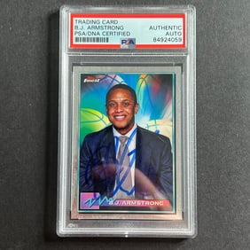 1989-2000 topps finest #47 b.j. armstrong