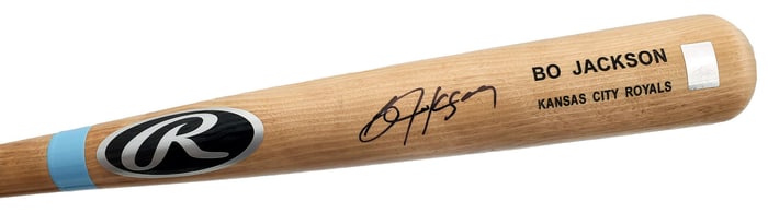bo jackson autographed signed blonde game