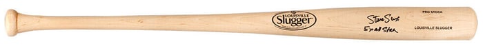 steve sax signed louisville slugger blonde