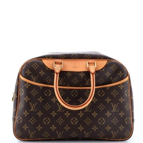 Louis Vuitton Deauville Handbag Monogram Canvas