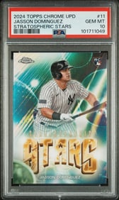 graded 2024 topps chrome up jasson