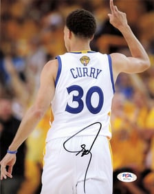 stephen curry signed 8x10 photo PSA