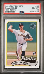 graded 2024 topps update paul skenes