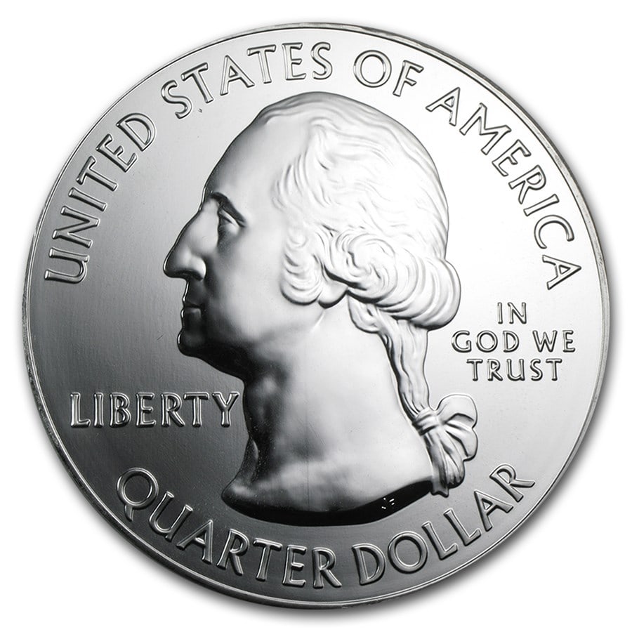 2011 5 oz Silver ATB Gettysburg National Military Park, PA: 2011 5 oz Silver ATB Gettysburg National Military Park, PA SKU no: RBJ61837 Year: 2011 Grade: Brilliant Unc Grade Service: None Denomination: 25 Cents Mint Mark: P - Philadelphia (Not Shown) <