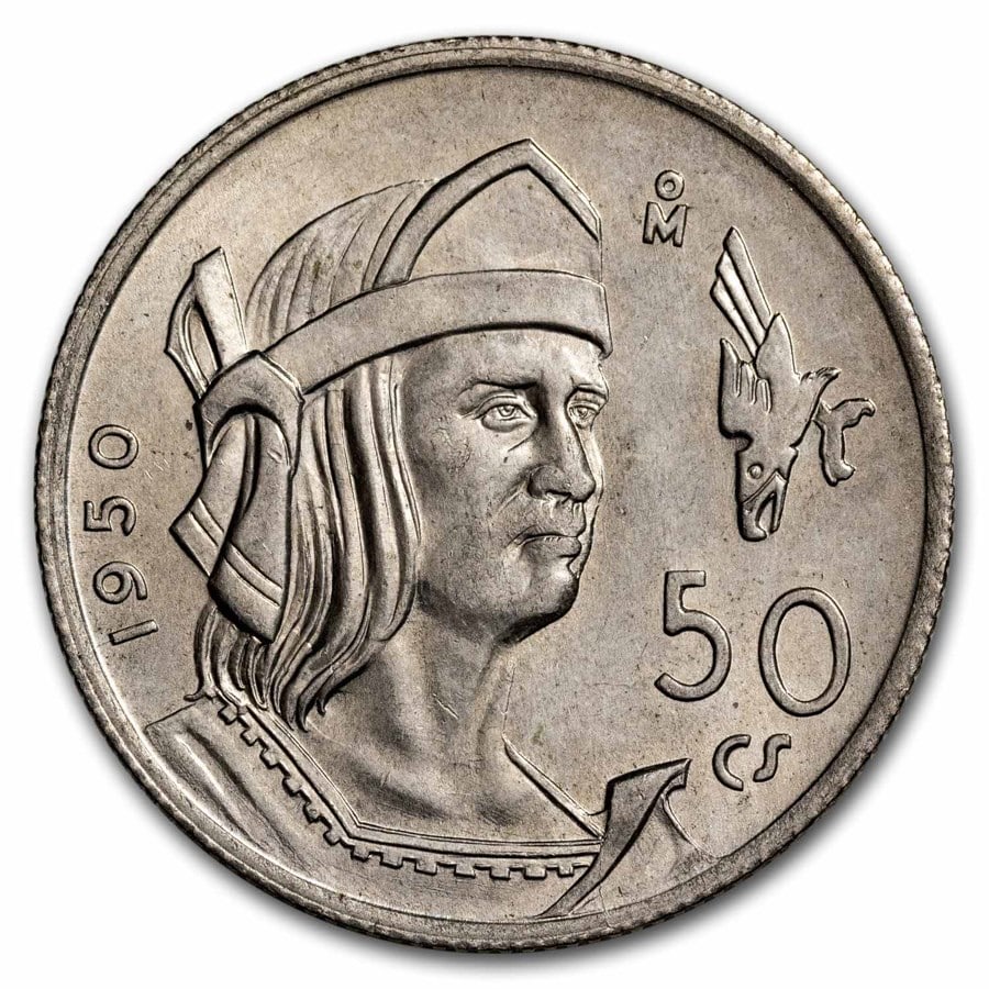 1950-1951 Mexico Silver 50 Centavos BU (ASW. 0642 oz): 1950-1951 Mexico Silver 50 Centavos BU (ASW. 0642 oz) SKU no: RBJ201862 Year: Random Grade: Brilliant Unc Grade Service: None Denomination: 50 Centavos Mint Mark: Mo - Mexico City Metal C