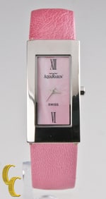 AquaMarin Stainless Steel Watch w/ Pink