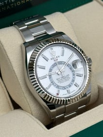 New Rolex Sky Dweller 18K White