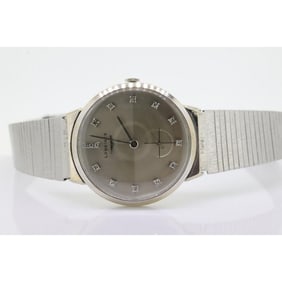 LONGINES WATCH. 14k Longines Diamond Watch