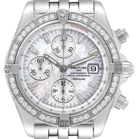 Breitling Chronomat Evolution MOP Dial Diamond