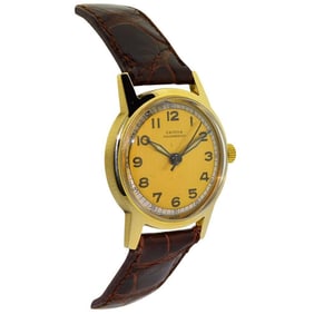 Croton Yellow Gold Aquamedico Original Dial