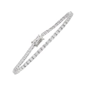 Diamond Tennis Bracelet 14K White Gold