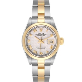 Rolex Datejust Ivory Pyramid Dial Steel