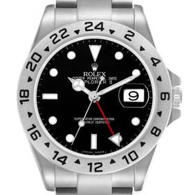 Rolex Explorer II Black Dial Steel