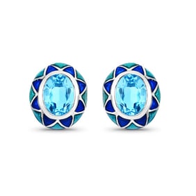 2.90 CT Genuine Swiss Blue Topaz