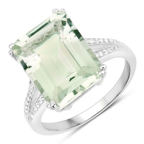 10.64 CT Genuine Green Amethyst and