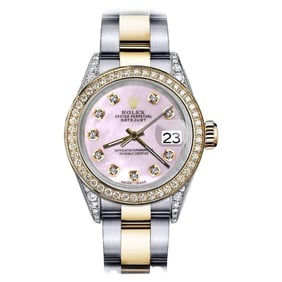 Rolex Datejust 2-Tone Pink MOP Mother