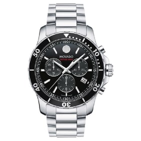 Movado Series 800 Chronograph 42mm Black
